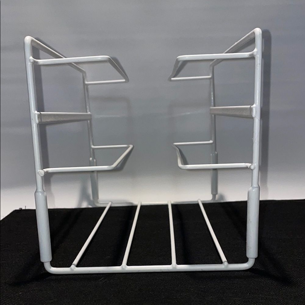 White Metal Storage Rack - Picture 3 of 5